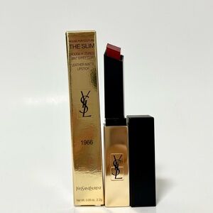 YSL THE SLIM N°1966 ROUGE LIBRE, Leather-matte lipstick 2.2g